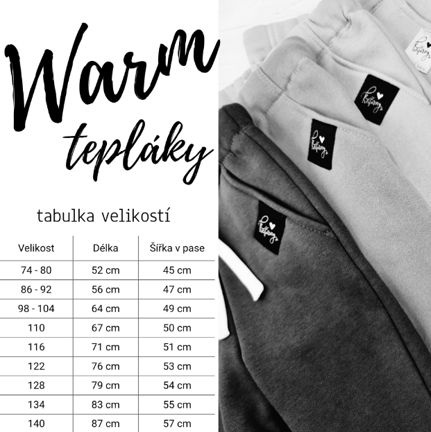 tepláky WARM